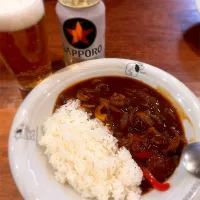 ハッシュドビーフなのに牛肉ゴロゴロ。|Hiro Yanさん