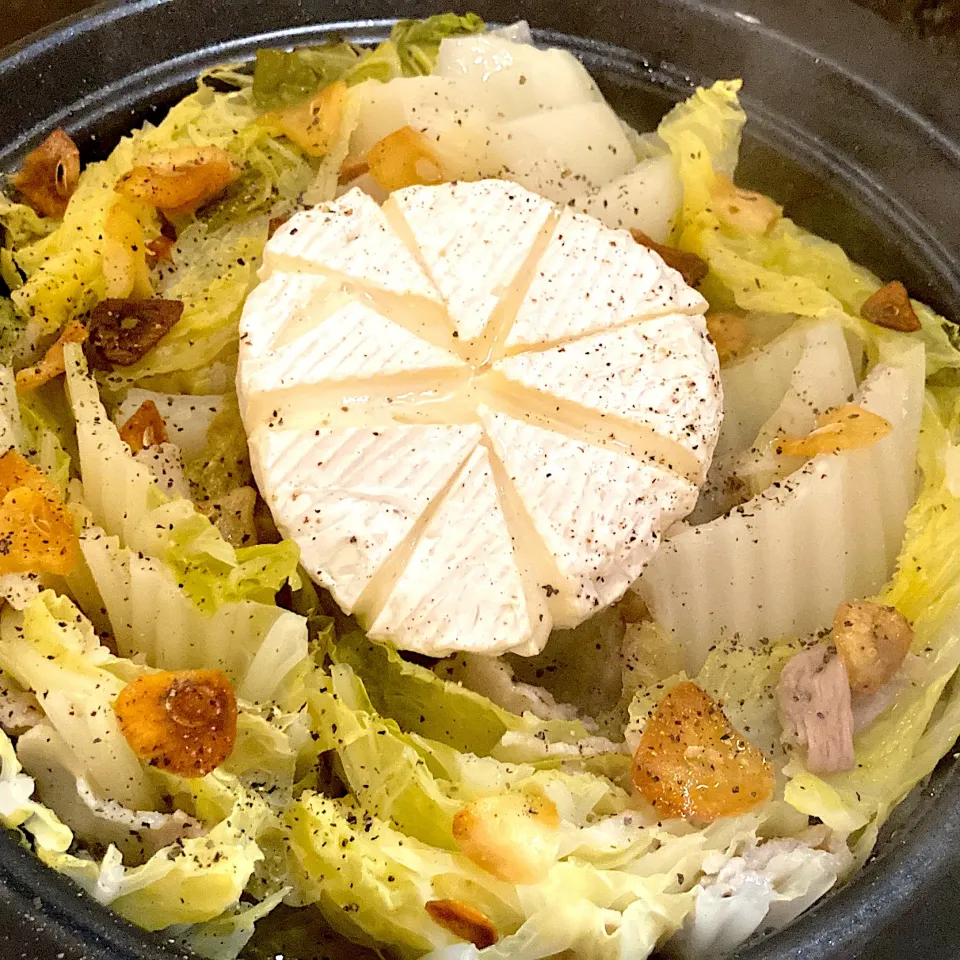 ガーリック・カマンベール・ミルフィーユ鍋|あきさん