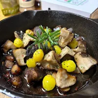 椎茸と銀杏のアヒージョ|sakurakoさん