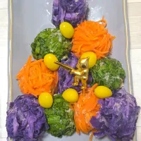 クリスマスツリー焼売🎄|ひとみんΨ(*´∀｀)Ψさん