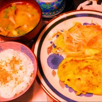 ダンドリーチキン。お味噌汁。ご飯。|りささん