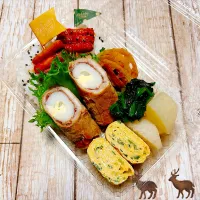 🐷昼【チーズin竹輪肉巻き】🧀|Laniさん