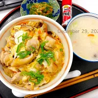 🅜🅔🅝🅤 ちょー出汁ჱ̒  ｰ̀֊ｰ́ )親子丼🥢