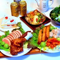 我が家のクリスマスの食卓🎄🤶🔔✨✨|マニラ男さん