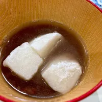 手作り餅でお汁粉|みよさん