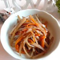 ♡きんぴらごぼう♡|ずんこたんさん