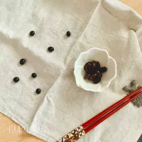 圧力鍋で　黒豆