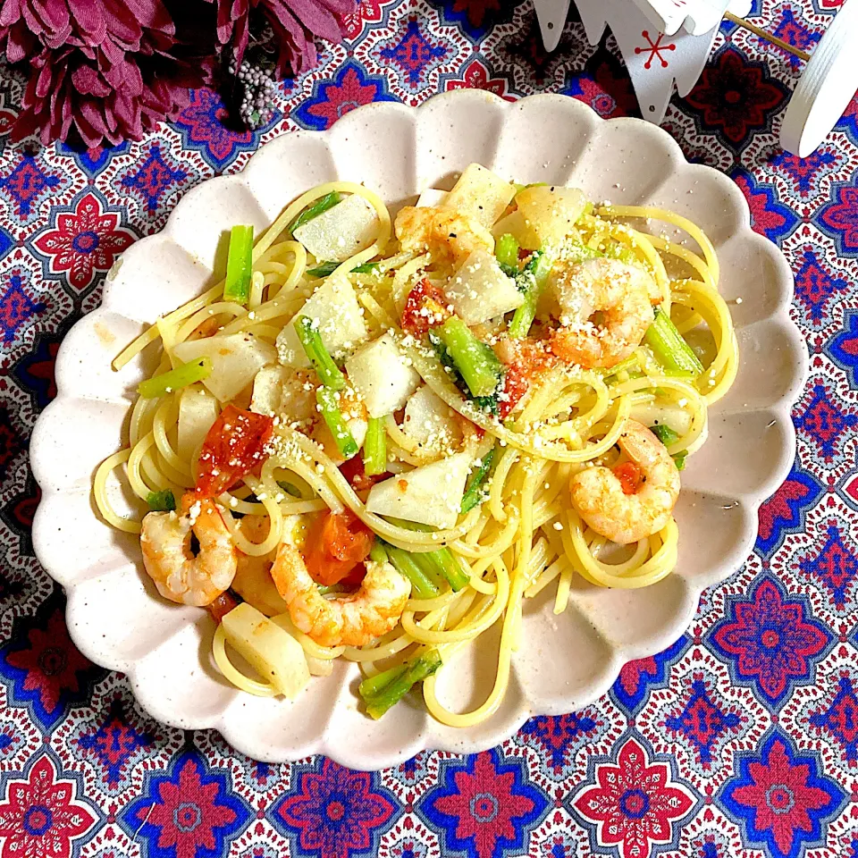 海老とかぶのパスタ✨|ringonamaさん