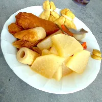 大根と練り物の煮物|爰音さん