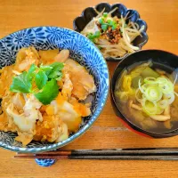具たっぷり親子丼|まめすけさん