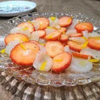 ホタテといちごのカルパッチョ|古尾谷りかこさん