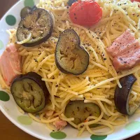 ベーコンと茄子のオイルスパゲティ|masaさん