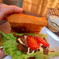 プルドポークバーガー（旦那作）|びせんさん