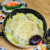 イベリコ豚と白菜のミルフィーユ蒸し