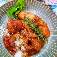 @きなこさんの料理 sakurakoさんの料理 志野さんのコンソメいらないよ〜                  鶏手羽元のカチャトーレ                (鶏肉のトマト煮)