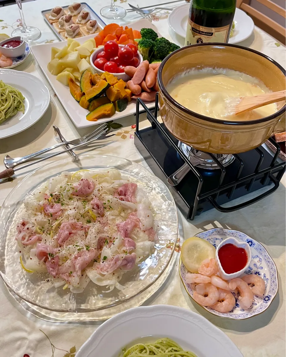 あゆ家の忘年会〜チーズフォンデュver.|あゆさん