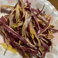 さつまいもの皮チップス| りこさん