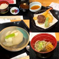 小蕪蒸し山葵餡仕立て　海老天麩羅　鰊そば　近江米| るみおんさん