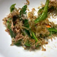 ピーマンじゃこ炒め