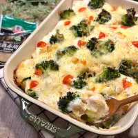 胡椒香る大人のチキンポテトグラタン|ゆーこどんさん