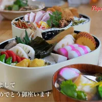 全国の受験生頑張れ‼️ お節2026 〜初めての複数枚投稿です😊