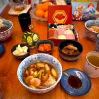 2026🐎新年は軽い御節と関東風角焼き餅のお雑煮で㊗️|ch＊K*∀o(^^*)♪さん