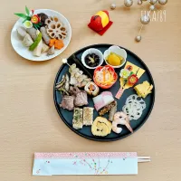 今年もよろしくお願いします の ワンプレートおせち|FIKA789さん
