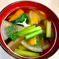 OZONI or Japanese Traditional Mochi Soup