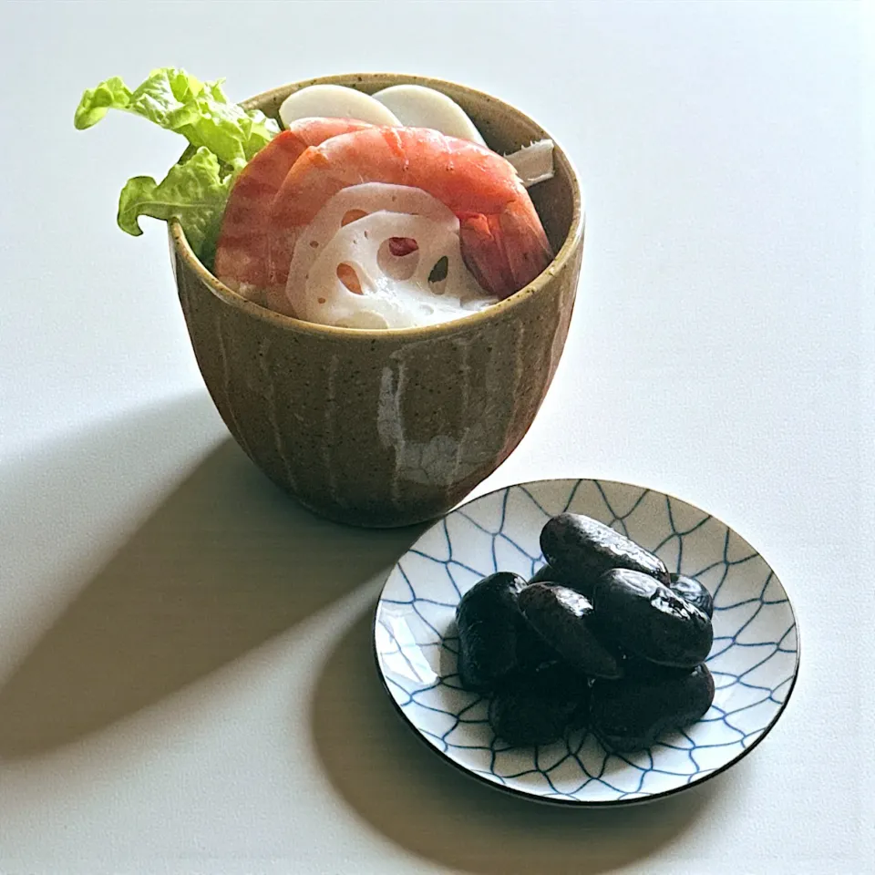 御雑煮・花豆甘煮|りょうりょうさん