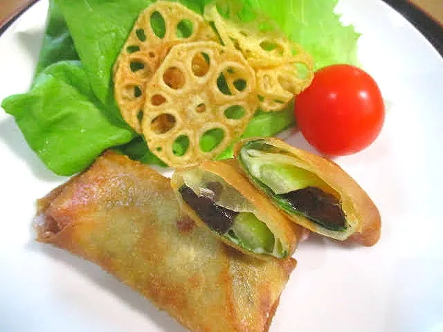 干し柿とセロリの春巻きをおせちに！|sakuraいくこさん