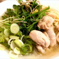 【食べログラーメン TOKYO 
百名店2018~2025 選出】 
【期間限定】 
麺や七彩 八丁堀店 
塩芹そば (1,500円) 
＋中盛 (200g、並中大同料金) 
＠八丁堀2分 
(JR東京駅から徒歩14分)
26002
〈醤0塩2噌󠄀0タ0出0F0冷0混0つ0〉