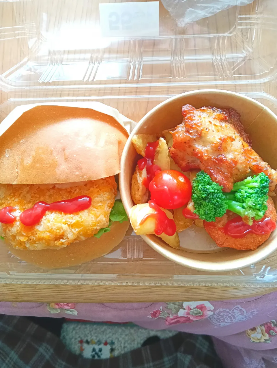 エビカツバーガーセット🍔|玉ちゃんさん