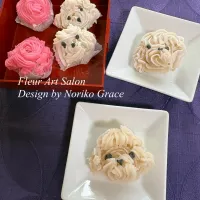 あんフラワー、トイプードルあんフラワー作りました|フルールアートサロンさん