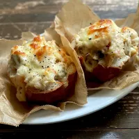 厚切り海鮮ピザトースト| 七海さん