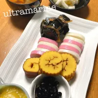 ＊2度目はシンプル栗きんとん。関東風お雑煮＊|ultramarineさん