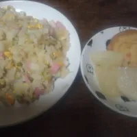 かまぼこチャーハン、がんもどきと大根の煮物|にんにくと唐辛子が特に好き❤️(元シャリマー)さん