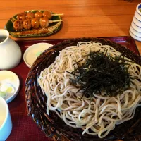 ざる蕎麦とみたらし蕎麦団子|Hamuさん