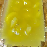 YouTubeで一般参賀のを見ながら #おやつ　栗きんとん|ms903さん