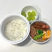 つくねチーズ
たらこパスタ
焼売
チーズウインナー
卵焼き
ブロッコリー
枝豆
のり弁|ayumomさん