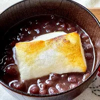 大納言小豆でつくったぜんざいです|mimiしろさん