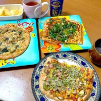 御節の残り物でビザ🍕|さくたえさん