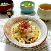 豚ばら大根ペペロンチーノ|アルティッチョさん