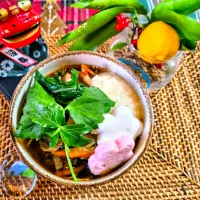 山菜蕎麦&とろろ|橘葵さん