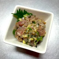 釣り鯵のなめろう|ゆきさん