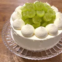 夢のケーキ丸かじり