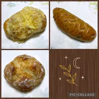 大葉ハムロール、くるみチーズ、天然酵母丸パン　@ひな|こいちさん