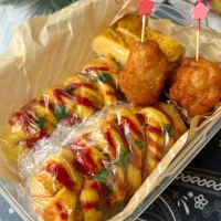 ウインナーパン🌭のお弁当(別名アラヤダパン)| まなまな♡さん