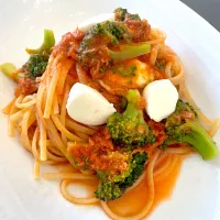 ツナとモッツァレラチーズのトマトパスタ！|Tomyさん