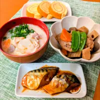 ☆鯖照り焼き　☆粕汁　☆筑前煮　☆伊達巻|chikakoさん