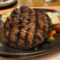 ハンバーグ320g🥩エビフライ🍤ライスセット🍚|buhizouさん